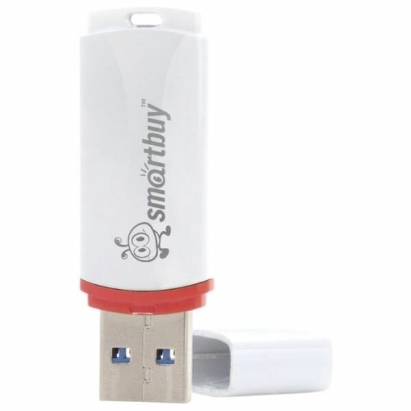 Флешка SmartBuy Crown 4Gb White (SB4GBCRW-W)