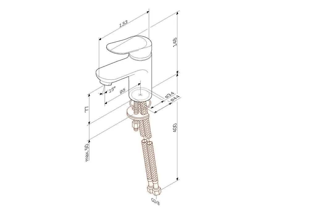 База с раковиной AM.PM M90-FHX0752-F85A02100, подвесная, 75 см, 2 ящика push-to-open, со смесителем для раковины - фотография № 17