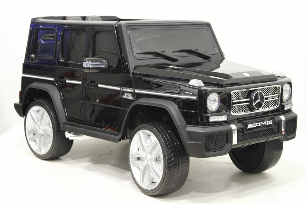 Детский электромобиль Мercedes-Benz G65 черный (RiverToys)