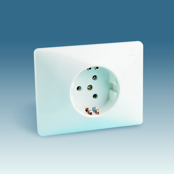 фото Simon Other Белая Розетка 3P+N+E, керамическая основа, 25А 380В, (под вилку 07068-31) скрытый монтаж, дюропласт