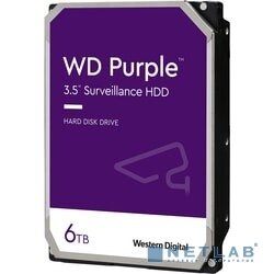 Western Digital Жесткий диск 6TB WD Purple (WD62PURX) Serial ATA III, 5400- rpm, 128Mb, 3.5"