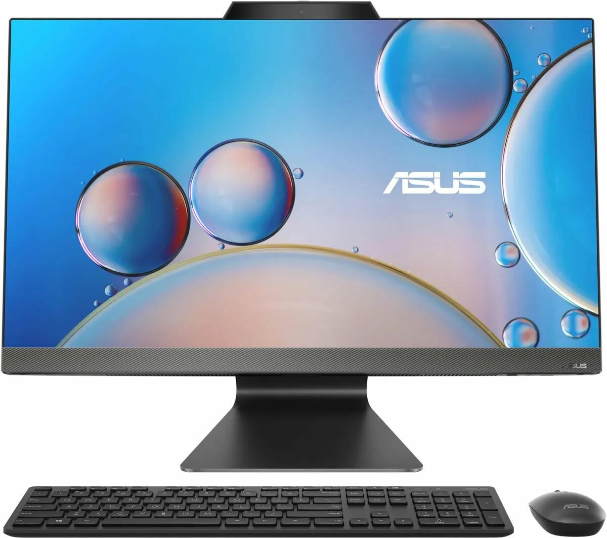 Моноблок 27'' ASUS 90PT03M2-M003H0 Ryzen 5 7520U/8GB/256GB SSD/AMD Radeon/1920x1080/WiFi/BT/cam/kbd/mause/noOS/black - фото №1