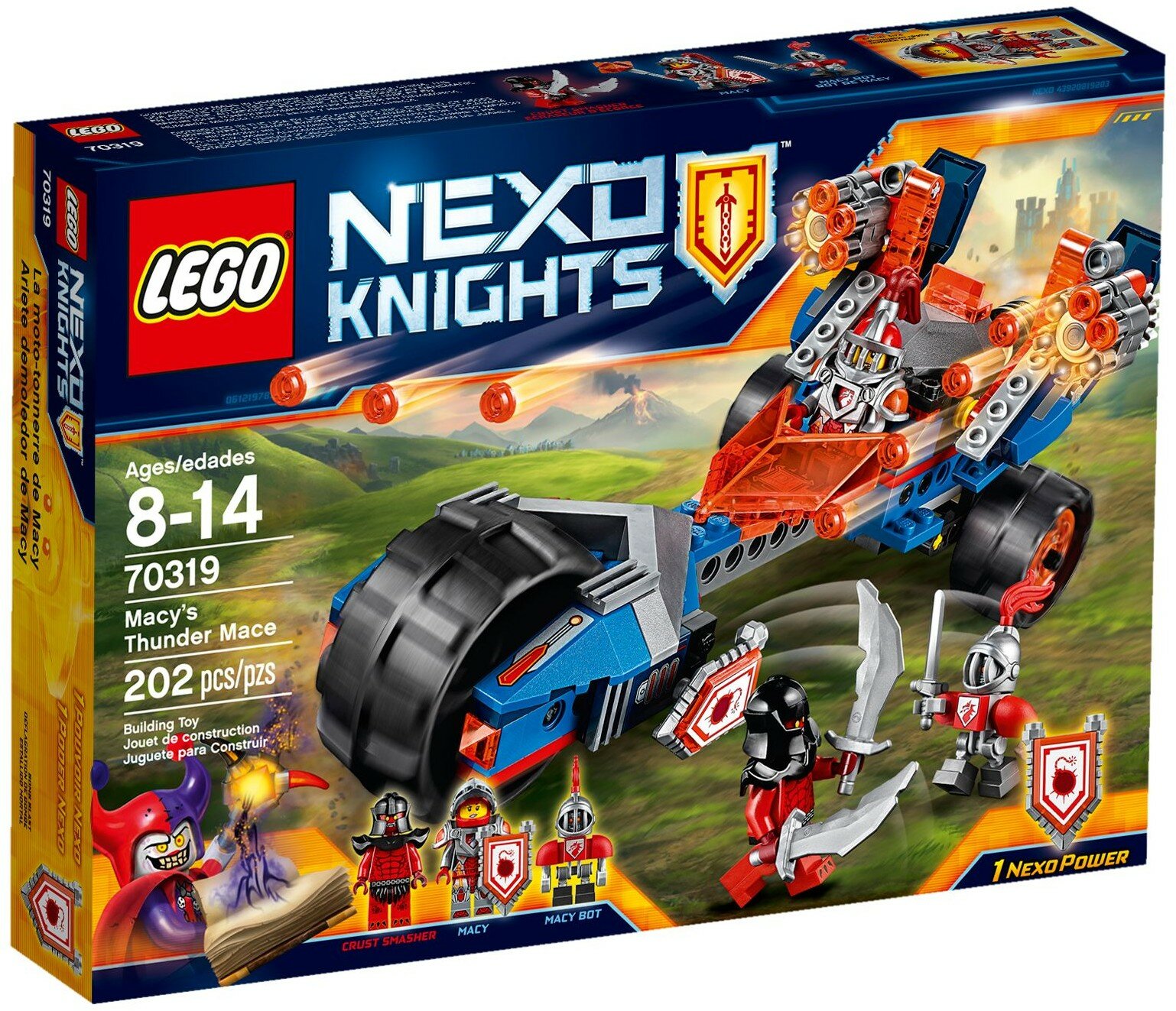 Lego 70319 Nexo Knights Молниеносная машина Мэйси