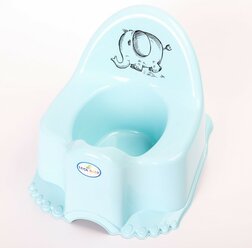 Tega Baby Горшок туалетный детский «Слон», музыкальный, цвет бирюзовый