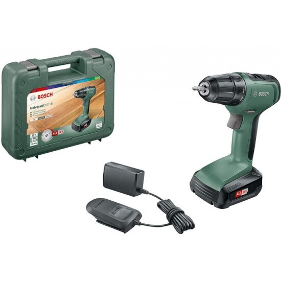 Дрель-шуруповерт аккумуляторная BOSCH DIY BOSCH UniversalDrill 18 (06039C8004)