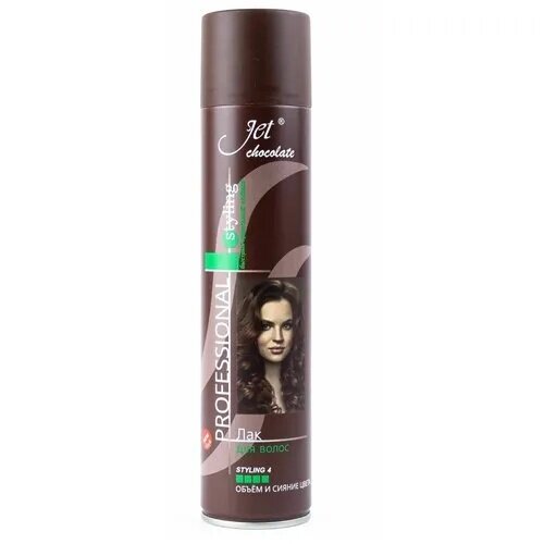 Лак для волос Jet "Chocolate", Styling Maxi, 300 мл