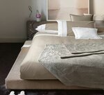 Постельное белье 2 спальное евро La Perla Novella 44 torrone бежевое (200x220 / 270x290 / 50x70 (2шт)) - изображение