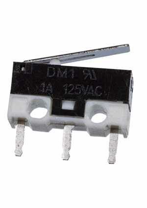 DM1-04P-30G-G микропереключатель с лапкой 125В 1A (3 шт.)