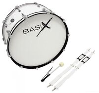 Basix Marching Bass Drum 26x10" бас-барабан маршевый 26х10 с ремнем и колотушкой