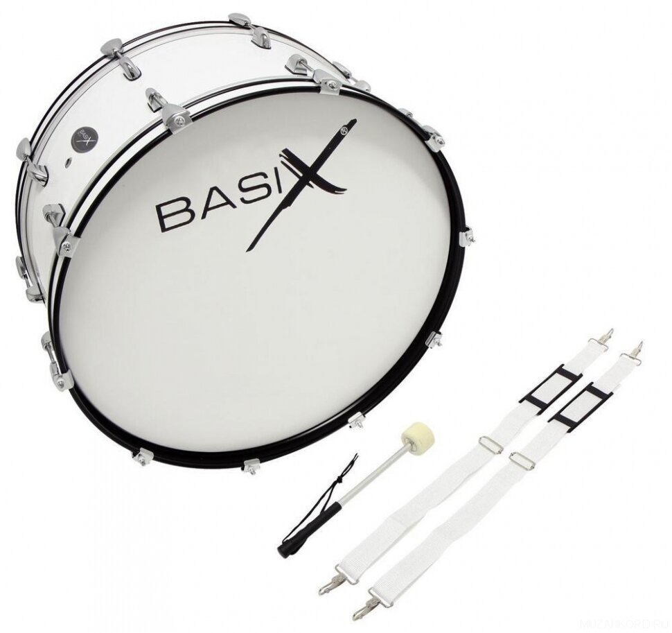 Basix Marching Bass Drum 26x10