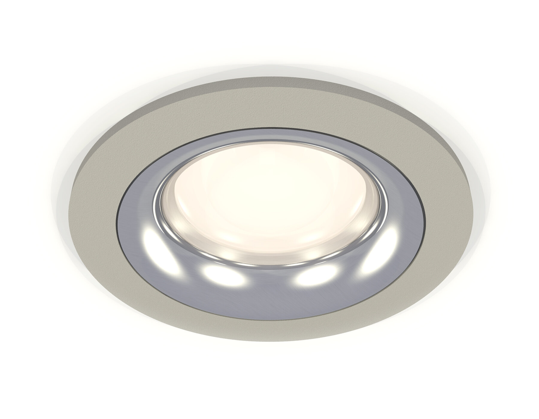 Встраиваемый светильник Ambrella Techno Spot XC7623003, Серебро, GU5.3