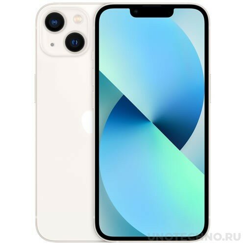 Смартфон Apple iPhone 13 128Gb Starlight (Сияющая звезда) MLNX3