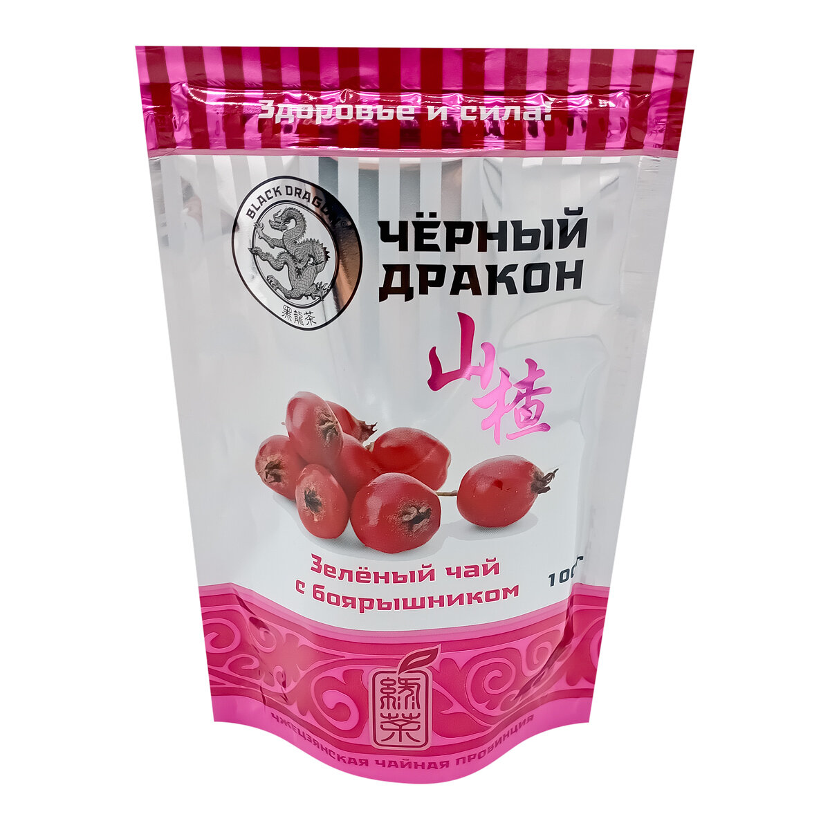 Зеленый чай с боярышником (green tea) Black Dragon | Блэк Драгон 100г