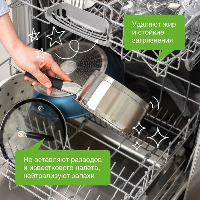 Synergetic Таблетки для посудомоечных машин Synergetic, бесфосфатные, 25 шт - фотография № 7