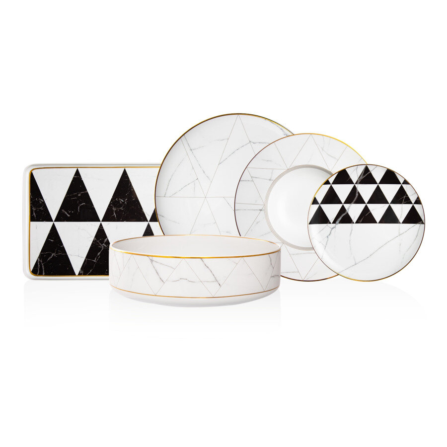 фото Сервиз столовый Vista Alegre Каррара на 6 персон 20 предметов, фарфор