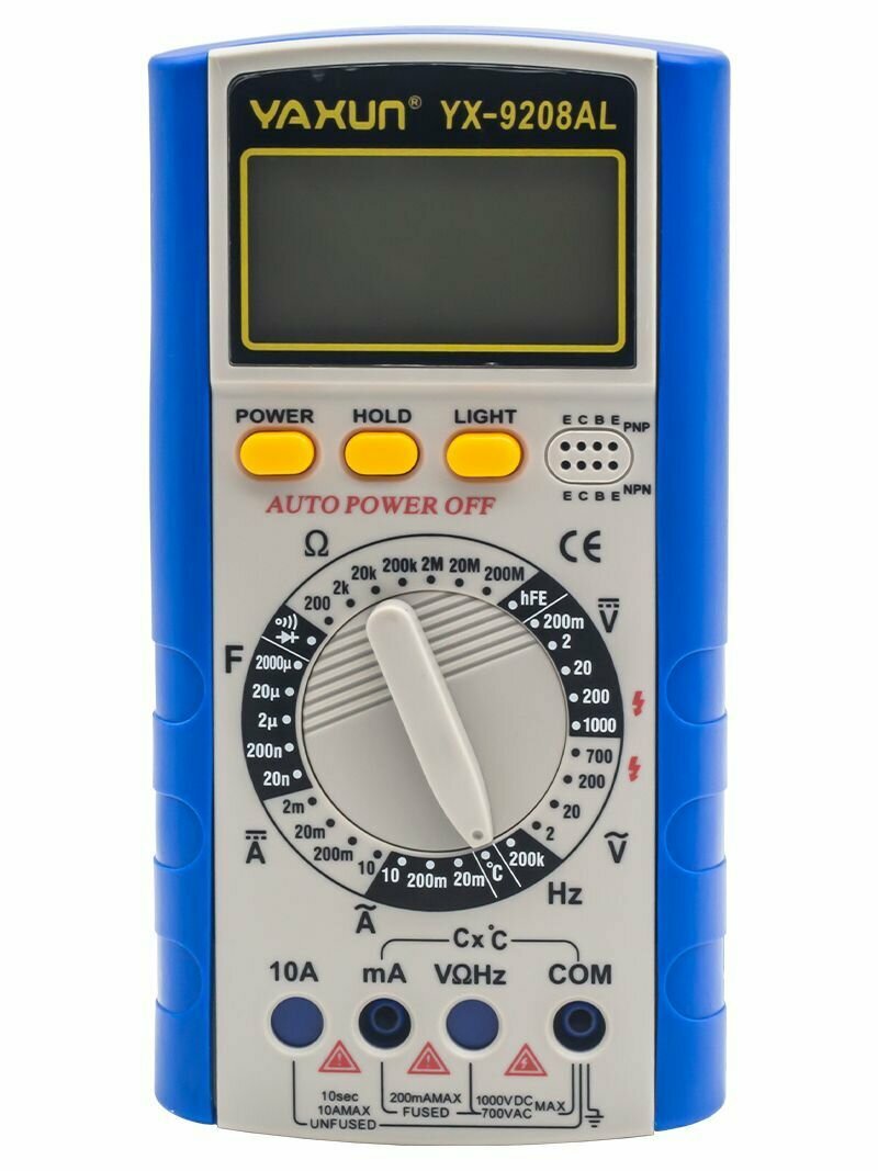 фото Цифровой мультиметр YAXUN YX-9208 + датчик температуры