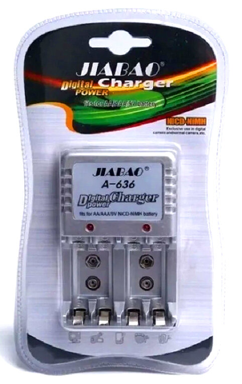 Зарядное устройство для аккумуляторов JIABAO A-636 Aa/Aaa/Крона Nimh/Nicd