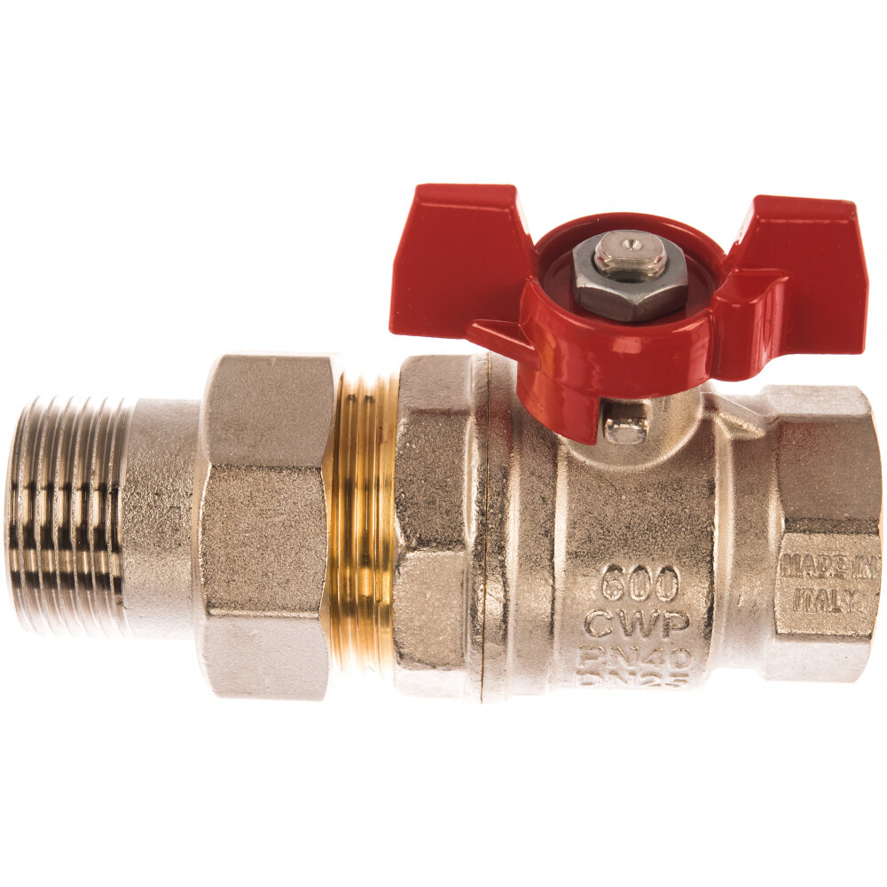 фото RUB кран шаровой 1 дюйм, американка S90F36