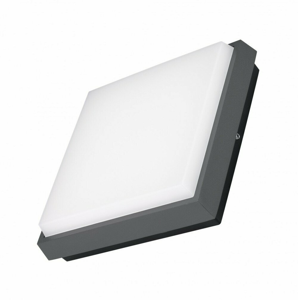 Arlight Светильник LGD-AREA-S175x175-10W Warm3000 (GR, 110 deg, 230V) (IP54 Металл, 3 года) 029951