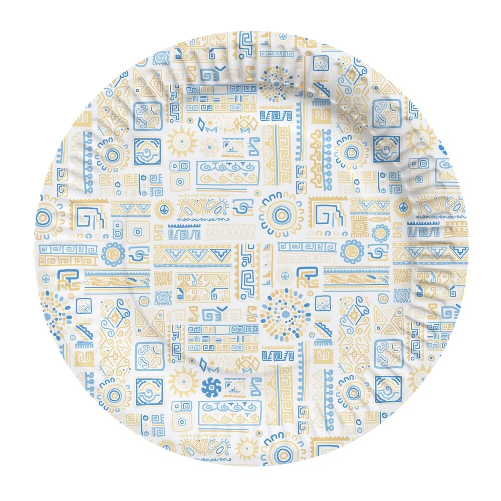 Набор бумажных тарелок Мозаика, 6 шт d=230 мм - фотография № 6
