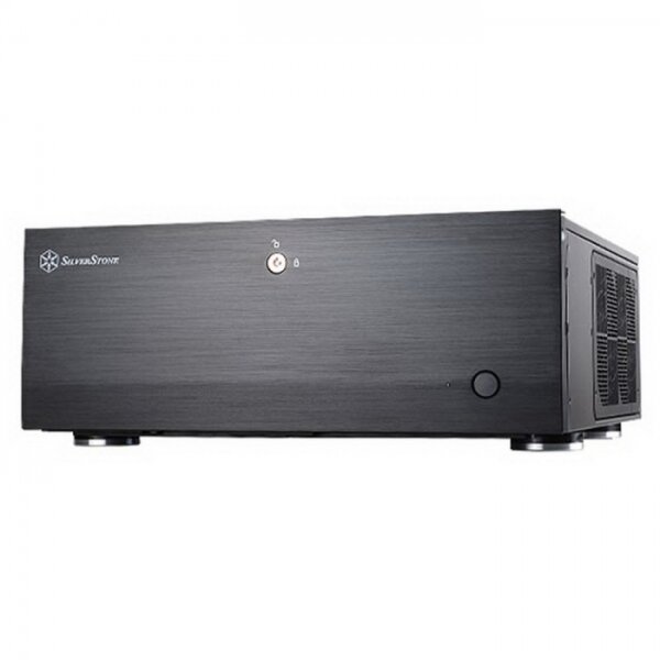 Корпус SilverStone Grandia, Micro-ATX, без БП, черный (SST-GD07B)