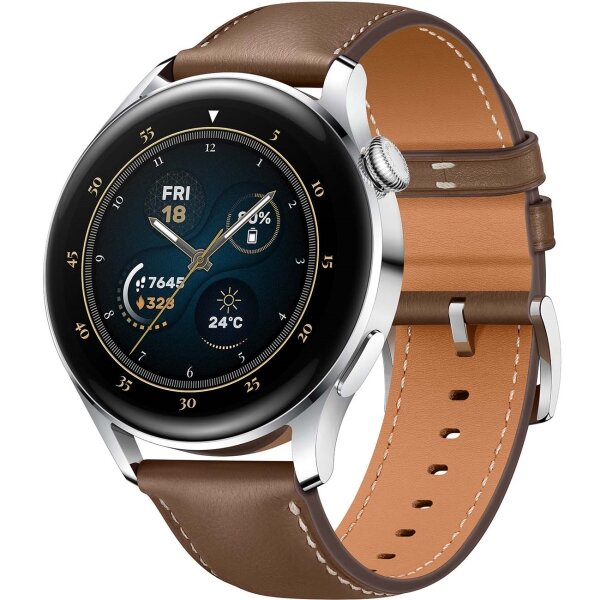 Смарт часы Huawei Watch 3 Classic LTE 46mm (GLL-AL04) Brown/Коричневый