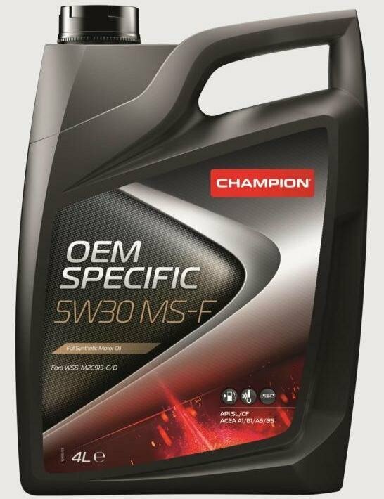 Champion Масло Champion 5w30 Oem Specific Ms-F A5/B5 Sl/Cf ( 4л) Синт