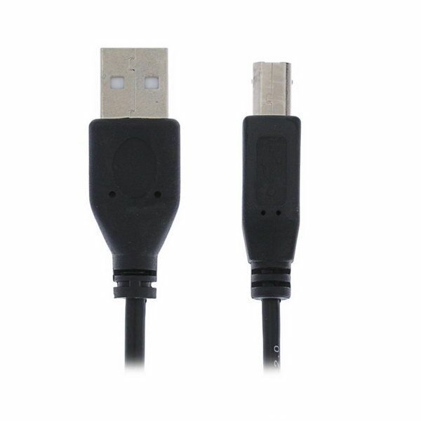 Кабель интерфейсный "Гарнизон" GCC-USB2-AMBM-1M USB2.0 A-B до 480 Мб/с 1 м черный