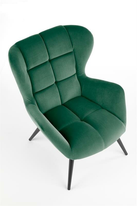 Кресло Halmar TYRION (темно-зеленый) - фотография № 6