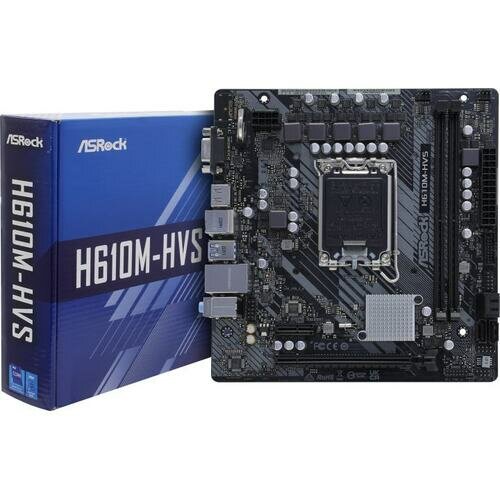 Материнская плата ASRock H610M-HVS