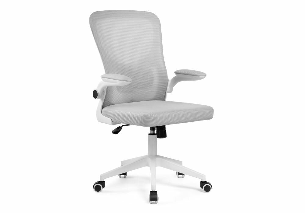 Компьютерное кресло Woodville Konfi light gray/white