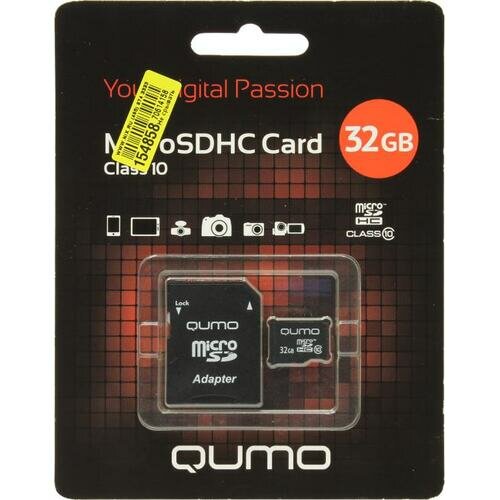 SD карта Qumo QM32MICSDHC10