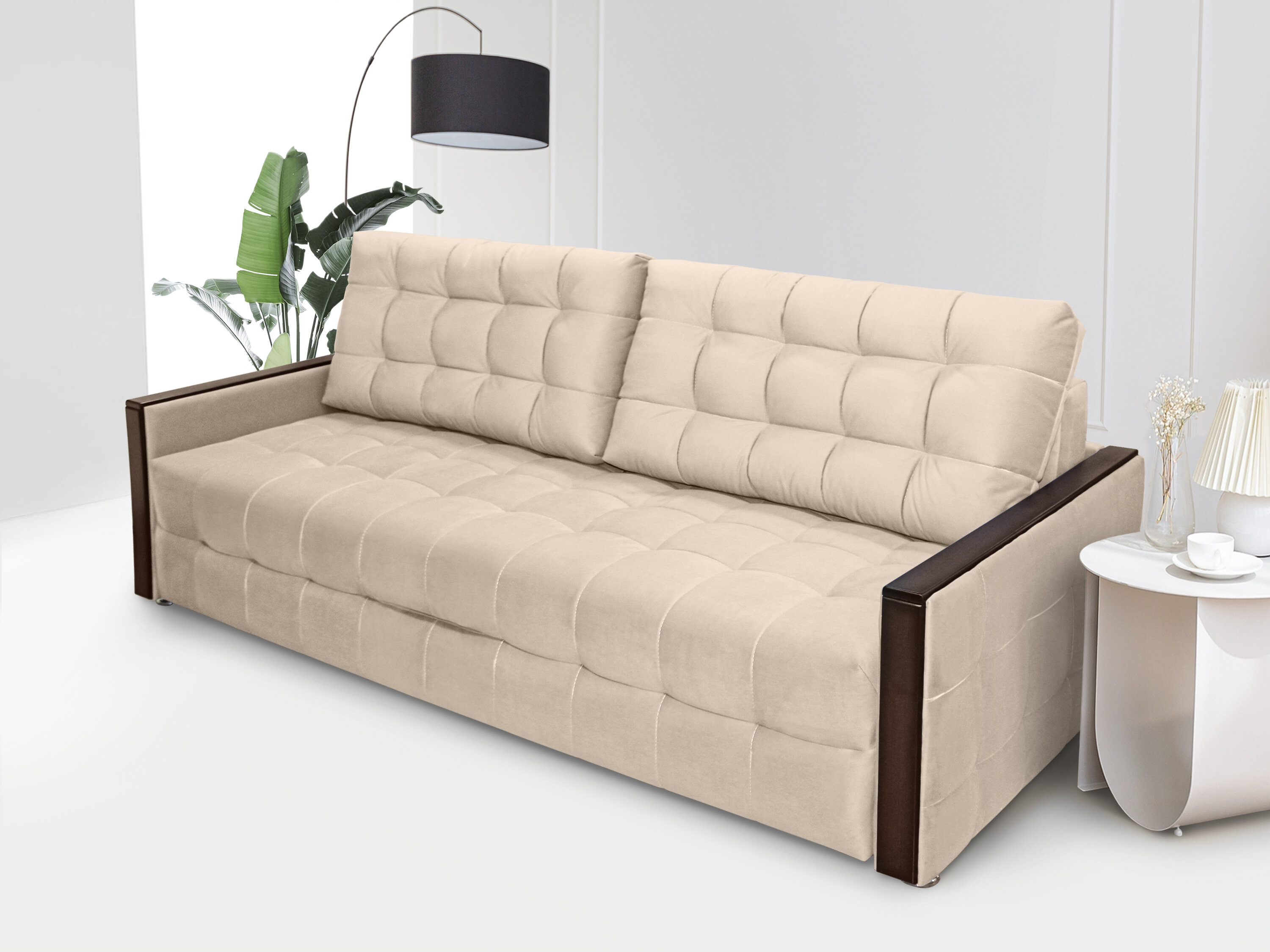 Прямой диван "Луксор" Velutto 18 - фотография № 1