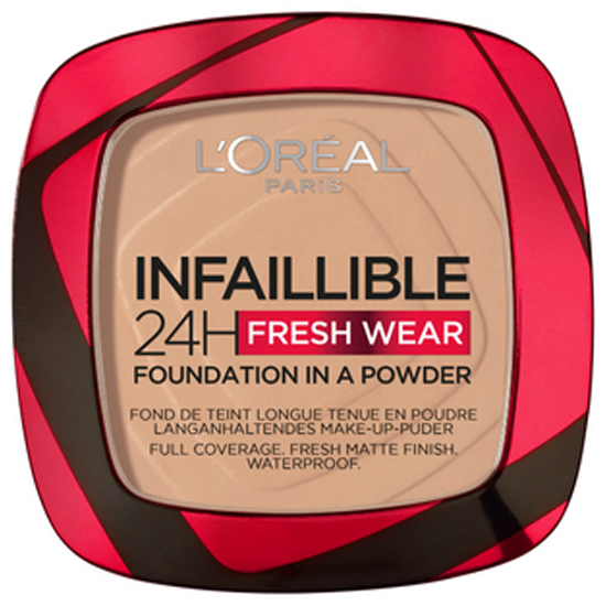 Пудра для лица L'OREAL PARIS Infaillible 24h Fresh Wear Нового поколения, тон 120