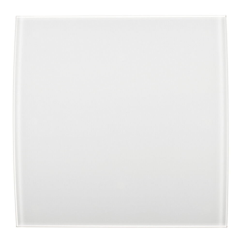 Панель декоративная для вентилятора KW Awenta PEG100 белое матовое стекло - фотография № 3