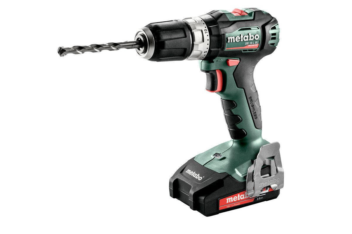 Аккумуляторный винтоверт Metabo SB 18 L BL 2.0Ач х2 кейс (602331500)