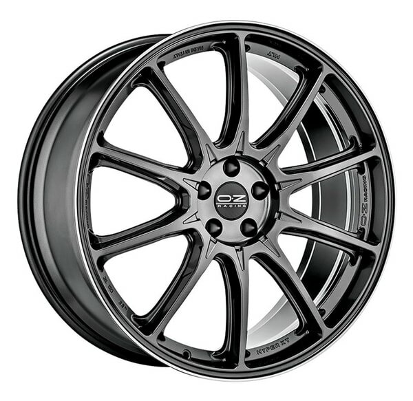 OZ Hyper XT HLT 20X10.5J 5X112 ET26 DIA66.46 Star Graphite Diamond Lip