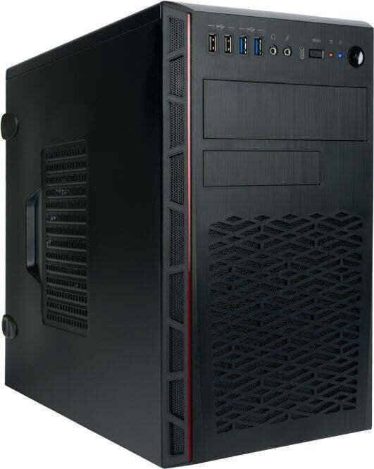 Компьютерный корпус mATX 500W Inwin EMR065BL RB-S500HQ70 черный (emr065bl rb-s500hq70 6143596)