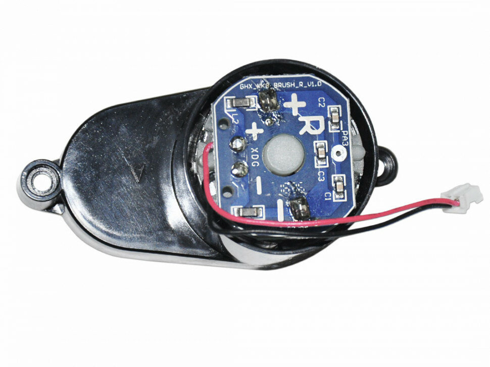 фото Двигатель вращения боковой щетки правый для робота-пылесоса R300 (Вариант 1) RV-R300-DVR-1
