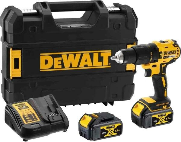 Дрель-шуруповерт DeWalt DCD778M2T-QW аккум. патрон: быстрозажимной