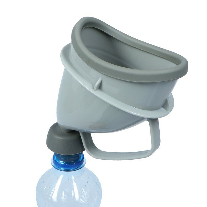 фото Автомобильный портативный писсуар с переходником, серый