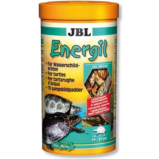 Корм JBL GMBH & CO. KG JBL Energil из целиком высушенных рыб и рачков для крупных водных черепах, 1 л. (150 г.)