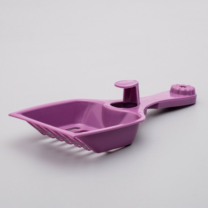 ZOO PLAST Совок "Феликс" для кошачьего туалета, 22,5 x 9,5 x 4 см, розовый - фотография № 2