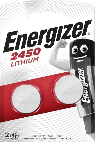 батарейки CR2450 - Energizer Lithium 3V (уп.2шт) (1795)
