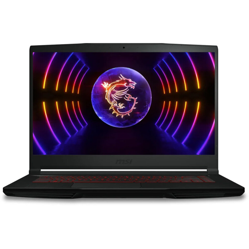 Ноутбук 156" MSI GF63 Thin 12UCX-1048XRU Core i5 12450H/8Gb/256Gb SSD/NV RTX2050 4Gb/15.6" FullHD/DOS Черный (9S7-16R821-1048)