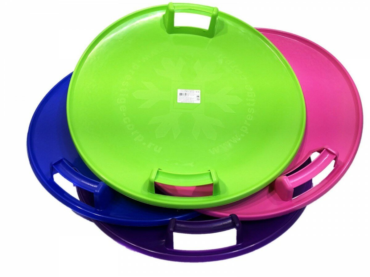 фото Санки-ледянки "Экстрим"с пластиковыми ручками ( D-580 мм )