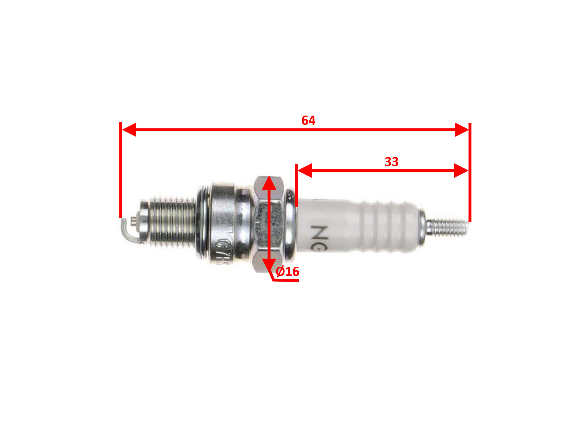 Свеча NGK C7HSA 50-160 см3