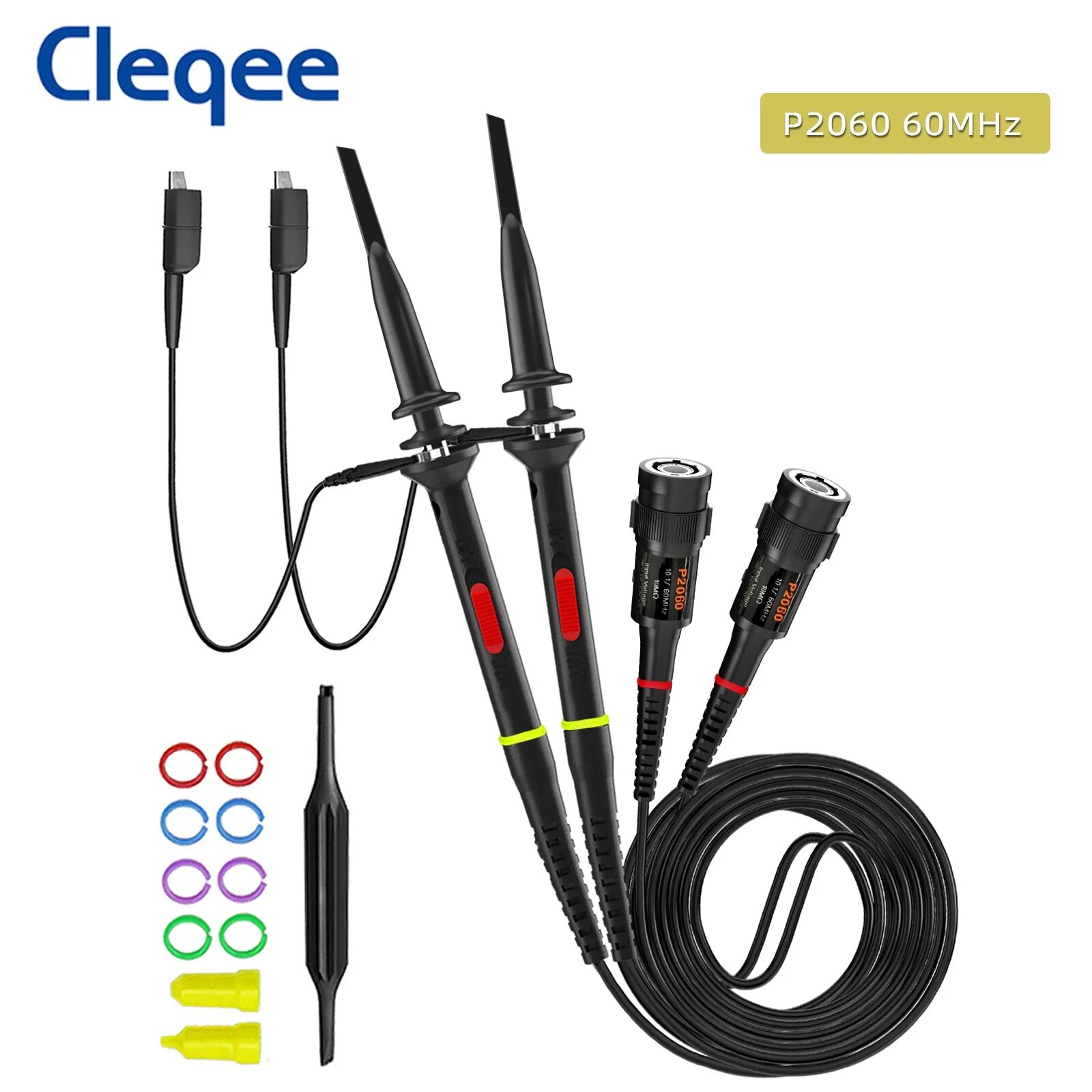 Цифровой осциллограф Cleqee P2000 серии dc-60mhz ~ 200 мГц, 60MHz-2PCS