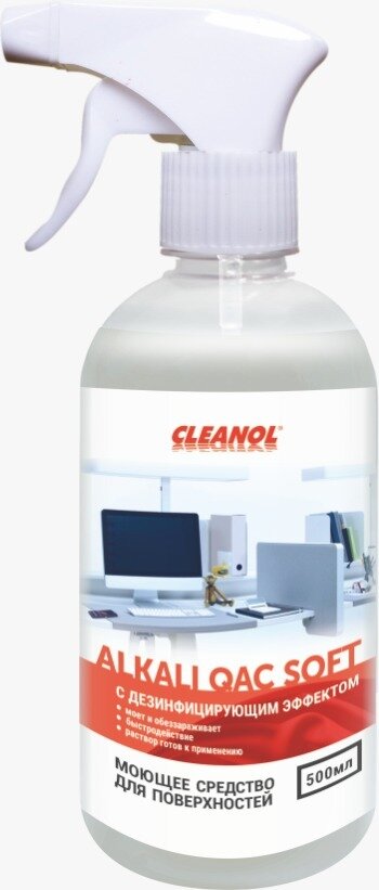 Cleanol "Alkali QAC Soft "триггер 500 мл (готовый продукт)