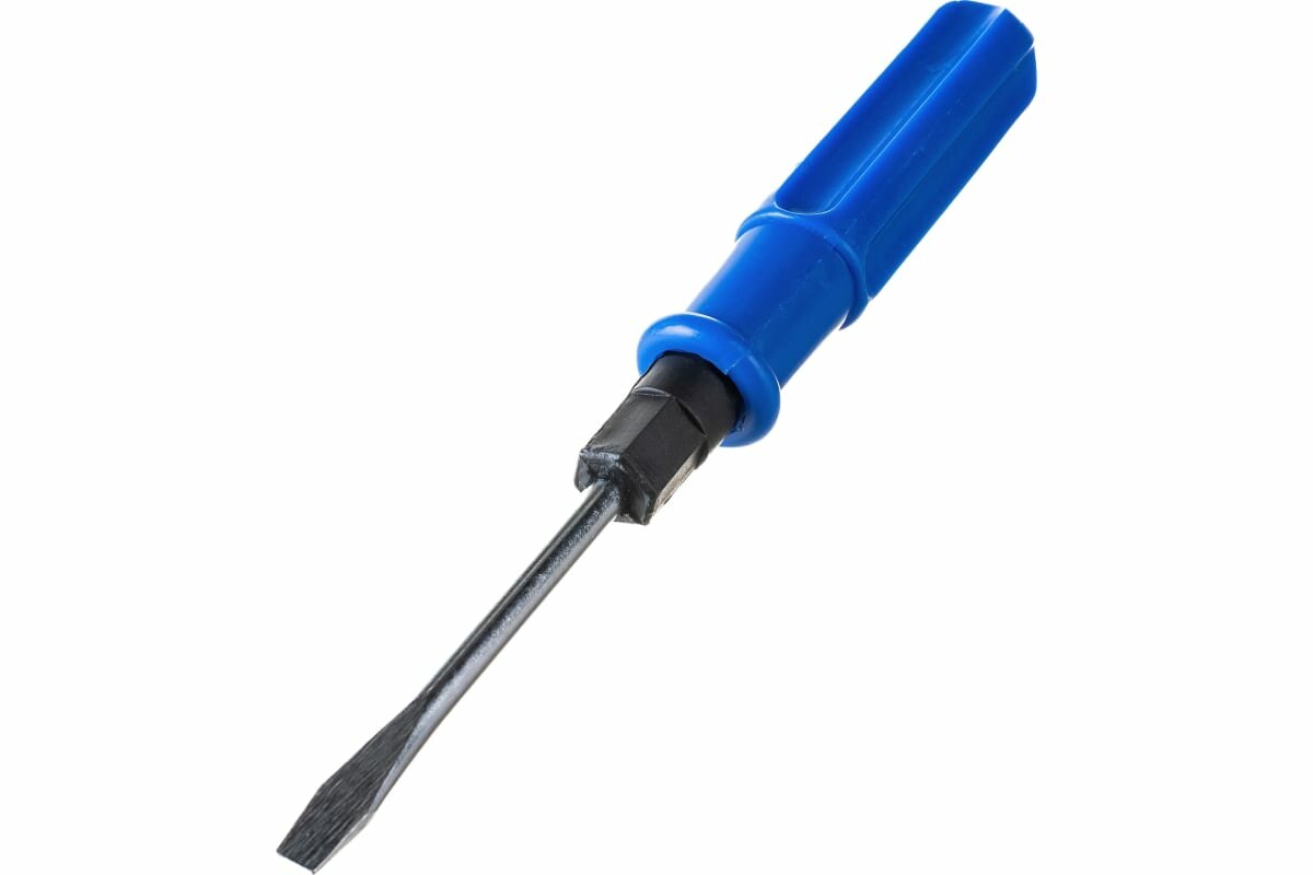 фото Отвертка комбинированная 2 в 1 "сервис ключ", SL6 х 75 мм, пластиковая рукоятка